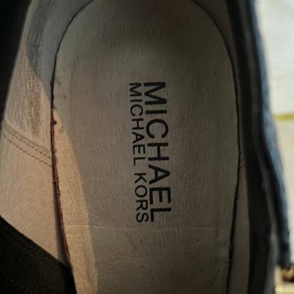 MICHAEL Michael Kors Black Leather & Python York Ankle Boots Size 10 - Picture 13 of 14